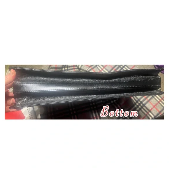 Burberry Black Leather Briefcase - Picture 3 of 4